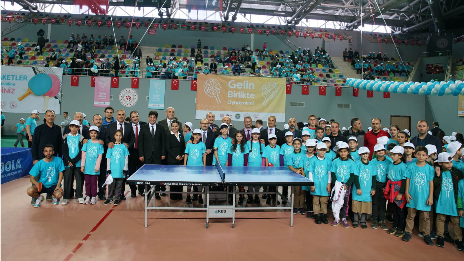 Uçan Raketler Trabzon’da 10 bin çocuğu masa tenisi ile buluşturacak
