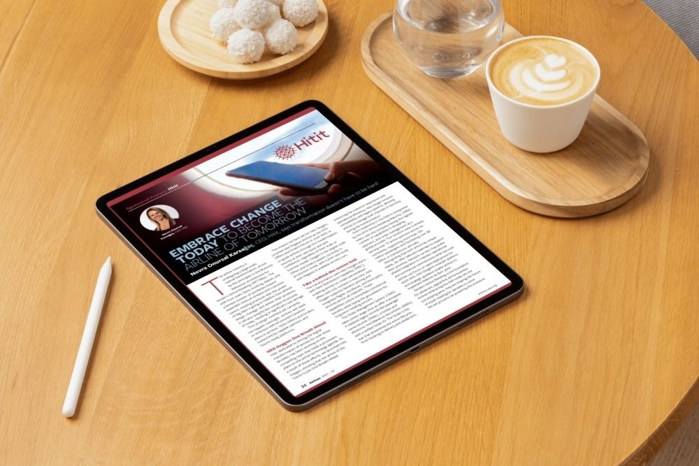 Hitit Oxygen in IATA Airlines Magazine