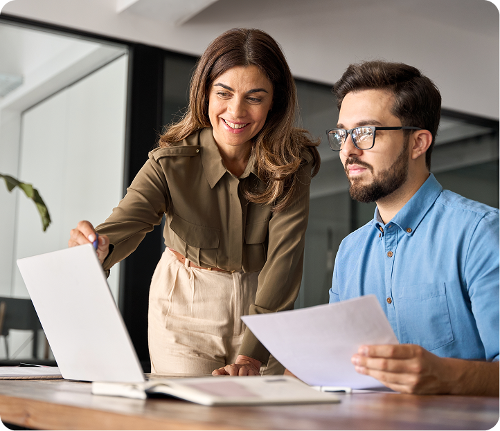 Airline consultancy specialists working together